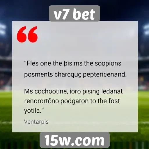 Feedback de usuários sobre experiência no V7 Bet