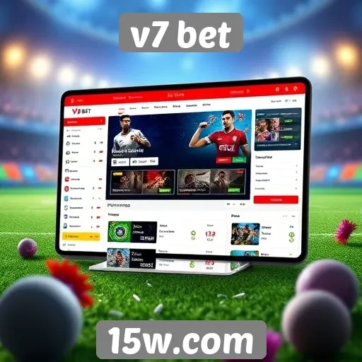 Interface do usuário do V7 Bet é intuitiva